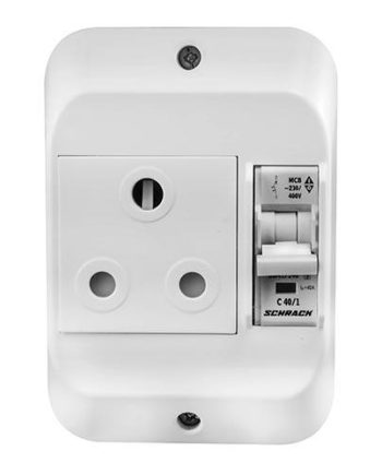 Crabtree Classic 16A Circuit Breaker Single Socket 164-1