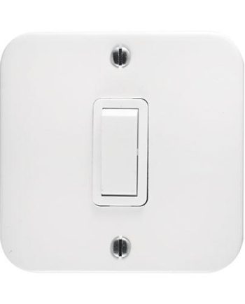 Crabtree Classic 1 Lever 2 Way Industrial Switch on 75×75 Surface Box