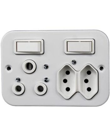 Crabtree Classic Industrial Combo Switch Socket 16A - Versatile Power Control