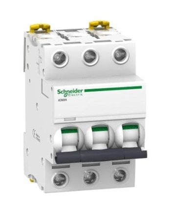 Schneider Electric Acti 9 Ic60H Din Mini Circuit Breaker B-Curve 3P