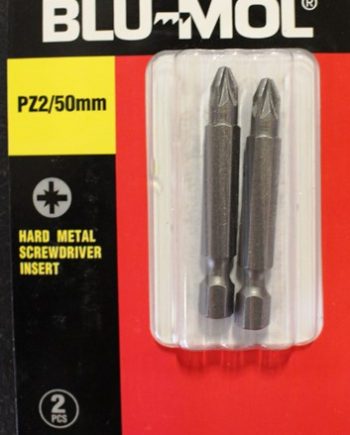 Blu-Mol Screw Driver Bit S2 Pz2X50Mm 2Pc