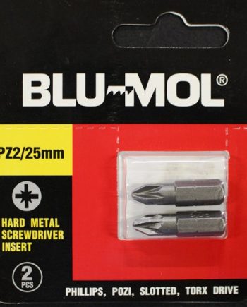 Blu-Mol Screw Driver Bit S2 Pz2X25Mm 2Pc