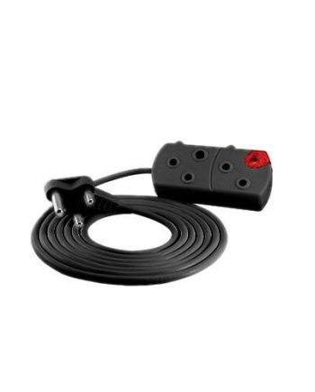 Crabtree Extension Cord 2 X 16A 3M Black