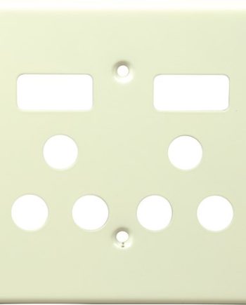 Electrical Mts Socket C/Plate Double 4X4 Ct