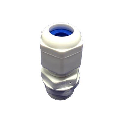 Cable Gland No. 0 Pp White With Blue Grommet