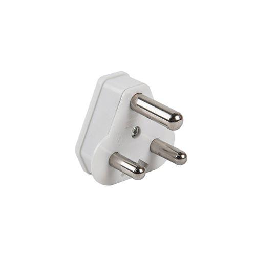 Plugtop Pvc White 15A