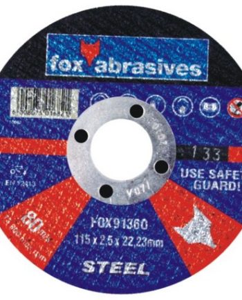 Abrasive Fox Cutoff Steel 115X2.5Mm