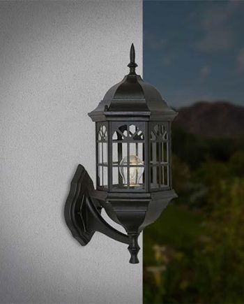 Upfacing Aluminium Wall Lantern
