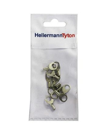 Hellermanntyton Cable Lugs Htb16 - 1.5Mm X 6Mm - 10 Pack