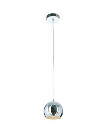 Single Chrome Sfera Pendant