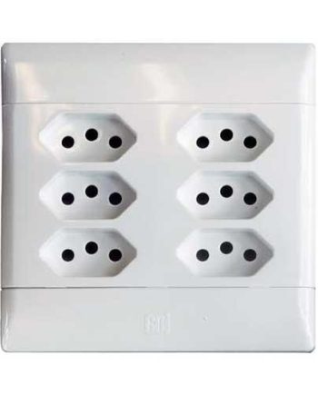 Cbi Pvc 6 X Slimline Socket