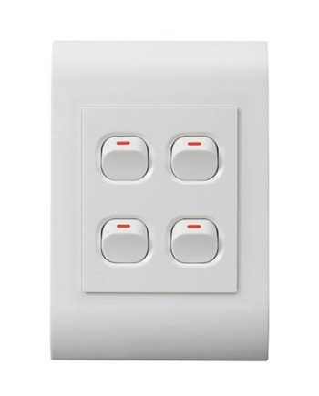 Lesco Pipelli 4 Lever 1 Way Switch