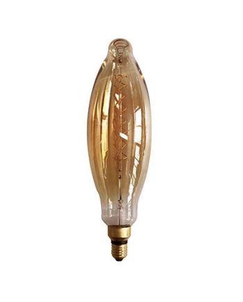 Led Amber Filament Ovoid E27 5W 250Lm Warm White