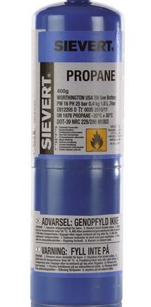 Gas Sievert 400G Propane Disp Cylinder