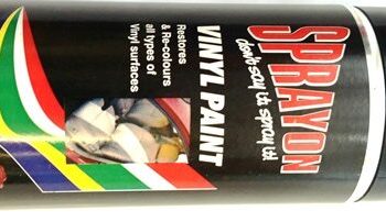 Sprayon Paint 350Ml Black Vinyl