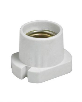 PORCELAIN LAMPHOLDER E27 SKIRTED