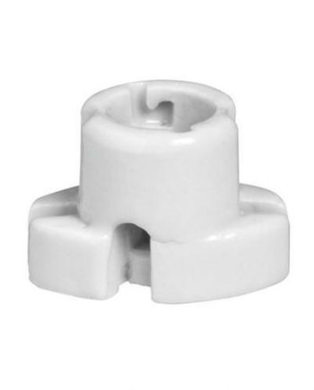 PORCELAIN LAMPHOLDER B22 SKIRTED