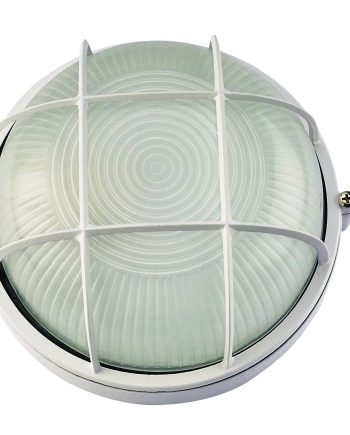 BULKHEAD ROUND E27 PLUS GRID