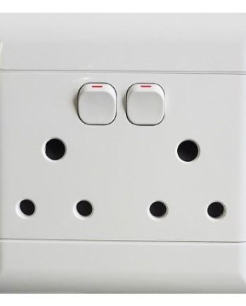 MR ELECTRIC DOUBLE SWITCH SOCKET 4X4