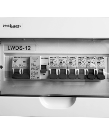 PVC SIMPLEX DISTRIBUTION BOARD - 12 WAY SURFACE