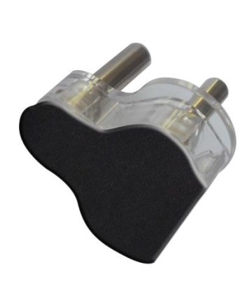 PLUG TOP 3 PIN 16A BLACK