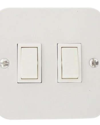 TITAN INDUSTRIAL 2 LEVER 1 WAY SWITCH + STEEL COVER 75x75