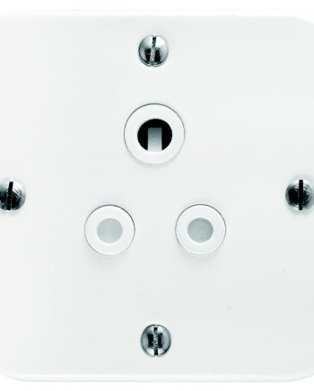 CRABTREE INDUSTRIAL 6A SINGLE SOCKET + COVER 75X75