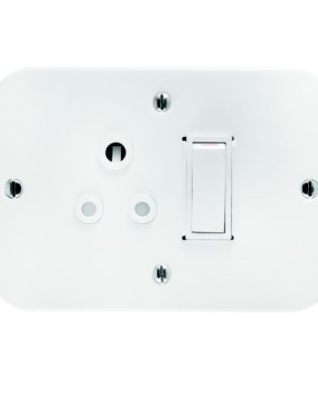 CRABTREE INDUSTRIAL SINGLE SOCKET METAL SURFACE BOX