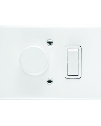 Crabtree Classic 800W Dimmer Switch with 1 Lever and 4x2 Cover Plate