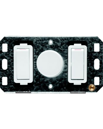 CRABTREE CLASSIC 2 LEVER 800W DIMMER + YOKE 4X2