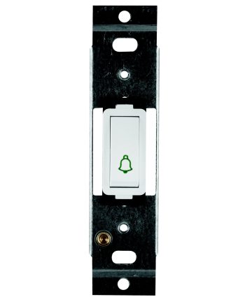 CRABTREE CLASSIC 1 WAY BELL PRESS SWITCH + YOKE 4X2