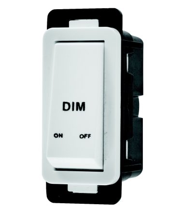 CRABTREE CLASSIC 1 WAY 20A BELL PRESS SWITCH DIM-ON-OFF (CLIP IN)