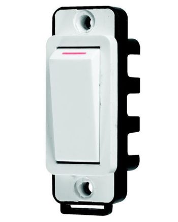 CRABTREE CLASSIC 1 WAY 20A SWITCH MODULE (SCREW-ON)