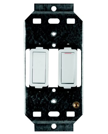 CRABTREE CLASSIC 2 LEVER 1X1 & 1X2 WAY 20A SWITCH + YOKE 4X2