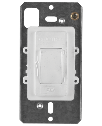 CRABTREE CLASSIC 60A DOUBLE POLE ISOLATOR + YOKE 4X2