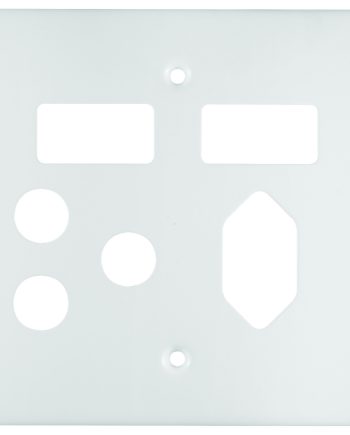 CRABTREE CLASSIC SLIMLINE COVERPLATE STEEL 4X4