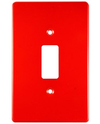 CRABTREE CLASSIC 1 LEVER COVERPLATE PLASTIC 4X2