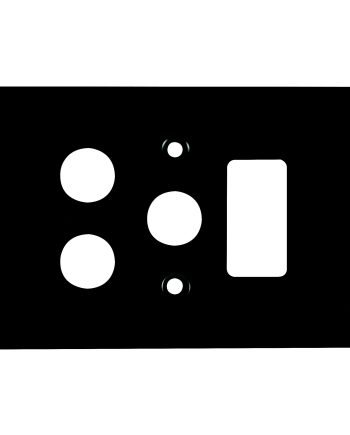 CRABTREE CLASSIC SINGLE SOCKET COVERPLATE STEEL 4X2- VERTICAL