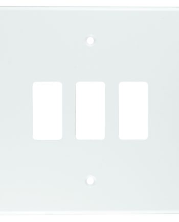 CRABTREE CLASSIC 3 LEVER COVERPLATE PLASTIC 4X4