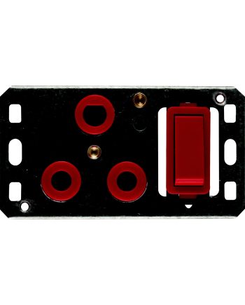 CRABTREE CLASSIC SINGLE 16A SWITCH SOCKET + YOKE 4X2 HORIZONTAL