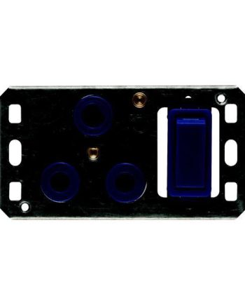 CRABTREE CLASSIC DEDICATED SINGLE 16A SWITCH SOCKET + YOKE 4X2 HORIZONTAL