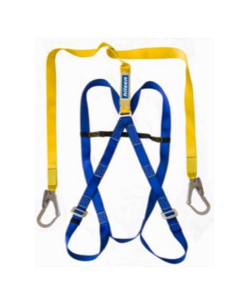SAFETY HARNESS DOUBLE LANYARD & SCAFF HOOKS