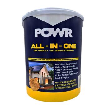 POWRALL IN ONE ALL SURFACE COATING WHITE  5LTR