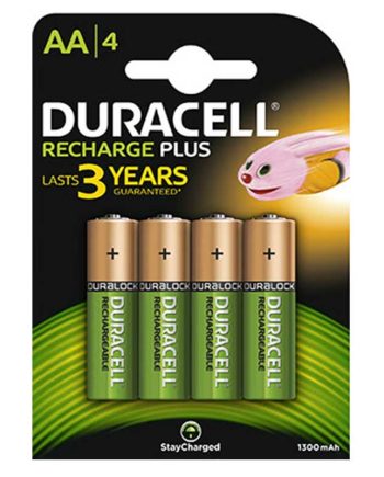 BATTERY DURACELL RECHARGEABLE PENLIGHT AA 4 S 2000MAH
