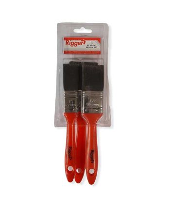 PAINT BRUSH SET 3PCE SYNTHETIC 25/38/50MM DIY