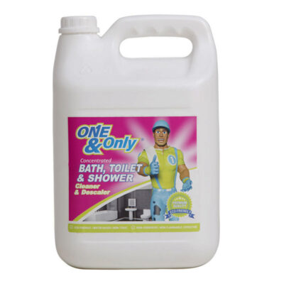 ONE & ONLY BATH TOILET & SHOWER CLEANER & DESCALER 5LTR - 