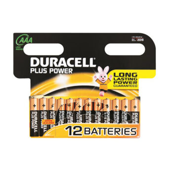 BATTERY DURACELL PLUS AAA 12 S DURO35