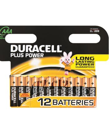BATTERY DURACELL PLUS AAA 12 S DURO35