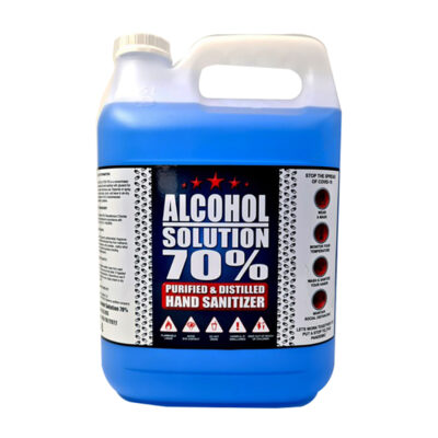 RSA HAND SANITISER LIQUID 70% ALCHOHOL 5LT - 