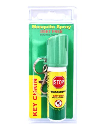MOSQUITO STOP MOZZIE SPRAY KEY CHAIN BLIST PACK